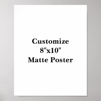 Créez Votre Propre Affiche Mat