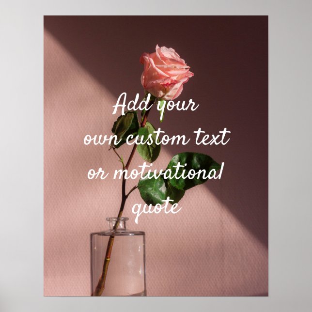 Créez votre propre affiche personnalisée - Rose Ro (Devant)
