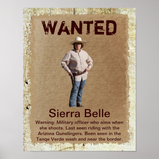 Créez votre propre affiche Recherchée (Devant)