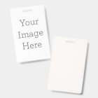 Créez votre propre badge vertical en plastique