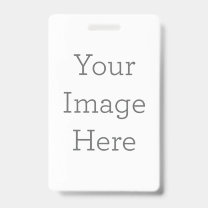 Créez votre propre badge vertical en plastique