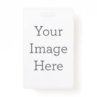 Créez votre propre badge vertical en plastique