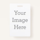 Créez votre propre badge vertical en plastique