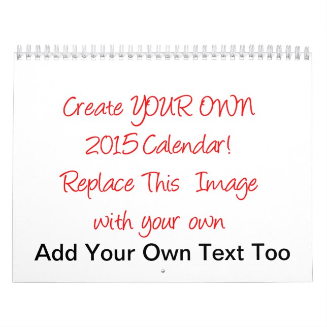 Créez votre propre calendrier 2015 (Protection)