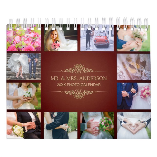 Créez votre propre calendrier Mariage Photos 2025 (Protection)