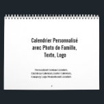 Créez Votre Propre Calendrier Personnalisé Famille Calendar<br><div class="desc">Créez un calendrier personnalisé unique pour votre famille ! Personnalisable avec vos photos et dates importantes. Idéal pour les anniversaires,  Noël,  les fêtes,  ou la décoration maison. Livraison rapide ! ALT-Text: Calendrier Personnalisé Famille Photo Personnalisé</div>