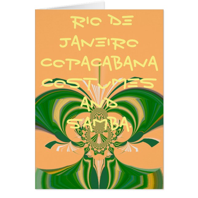 Créez votre propre Carnaval de Samba Brésil Hakuna (Devant)