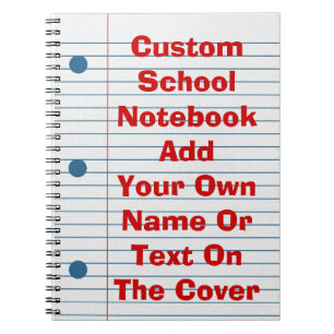 Créez votre propre carnet de papier d'école de