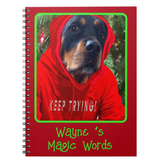 Créez votre propre Carnet Magic Rottweiler (Devant)