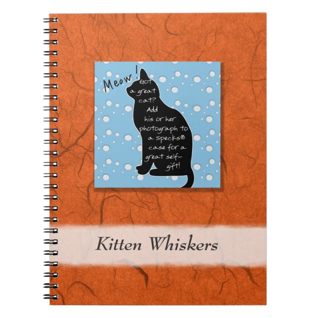 Créez votre propre Carnet photo de Whiskers Kitten (Devant)