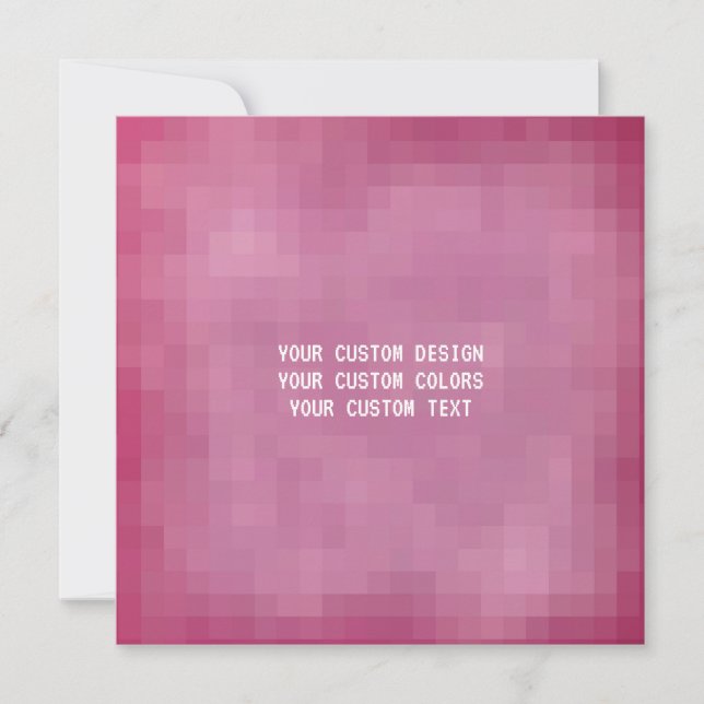 Créez votre propre carte à plat personnalisée (Devant)