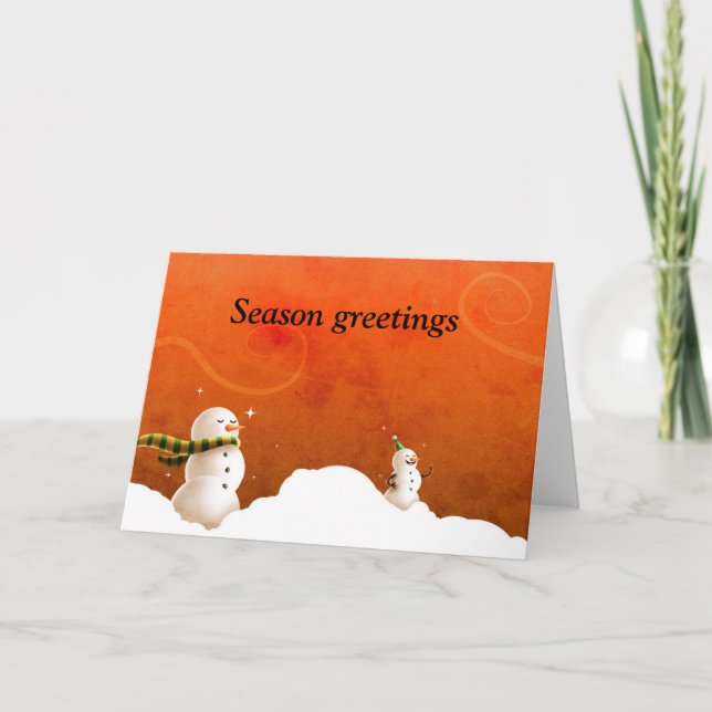 Créez votre propre carte de Noël (Devant)