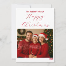 créez votre propre carte de Noël pour la famille