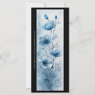 Créez votre propre carte de Signet Jolie Fleurs bl
