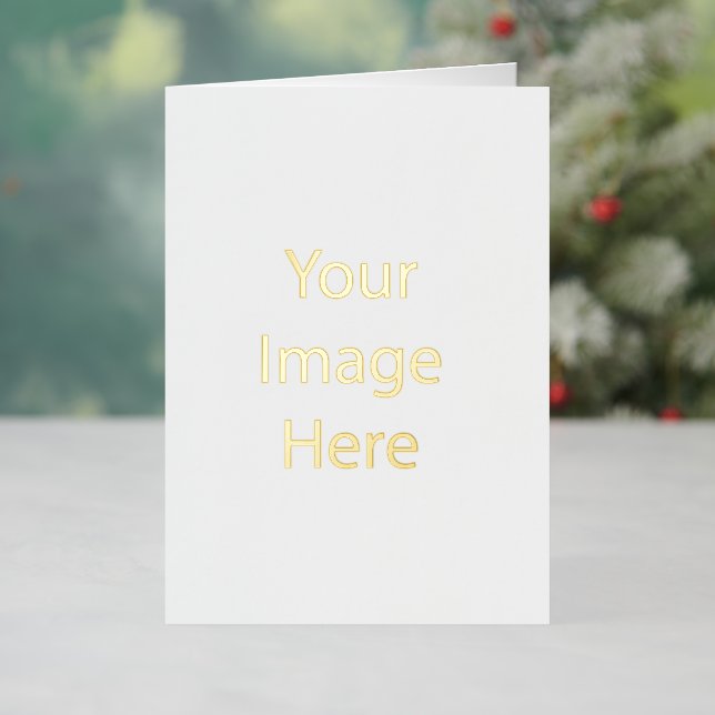 Créez votre propre carte de vacances pliée 5x7 Gol (Vacances In Situ)