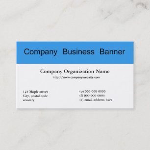 Créez votre propre carte de visite avec des banniè
