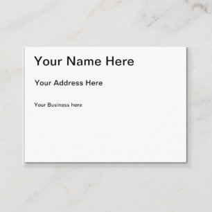 Créez votre propre Carte de visite Chubby
