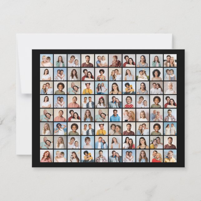 Créez votre propre carte de voeux Collage de photo (Devant)