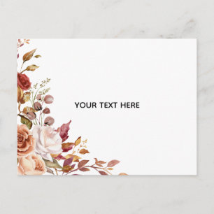 Créez votre propre carte de vœux florale pour les