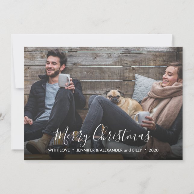 Créez votre propre carte Joyeux Noël photo (Devant)