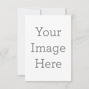 Créez votre propre carte mate 8,9x13,9 cm avec env