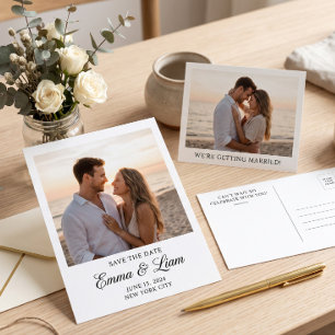Créez votre propre carte postale d'invitation phot