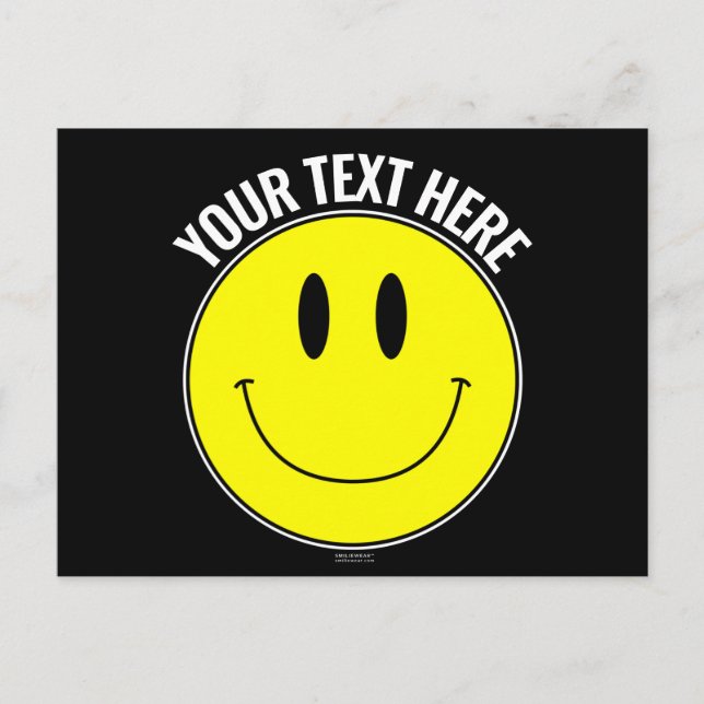 Créez votre propre carte postale Smilie Smile (Devant)