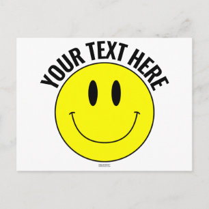 Créez votre propre carte postale Smilie Smile
