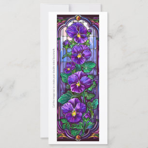 Créez votre propre carte Signet de panneaux violet