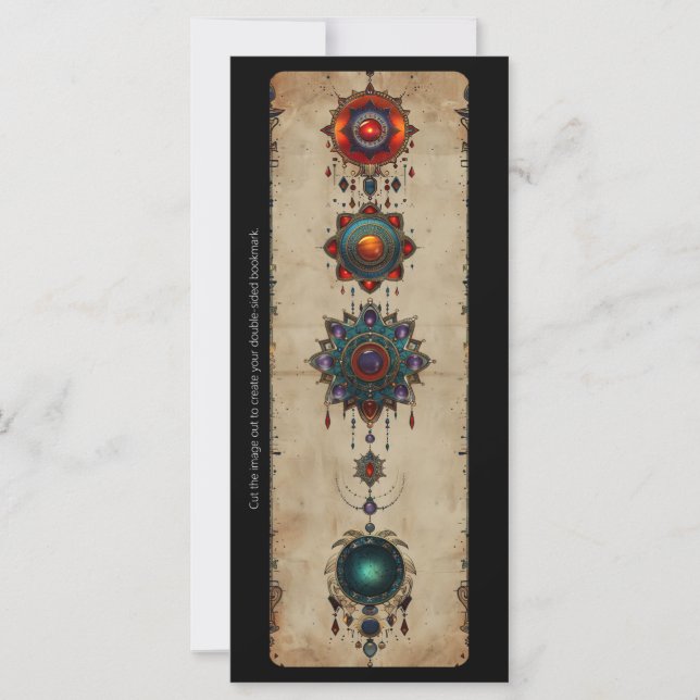 Créez votre propre carte Signet Magique Mandalas (Devant)