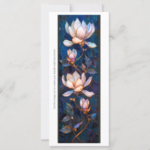 Créez votre propre carte Signet Magnolias en verre