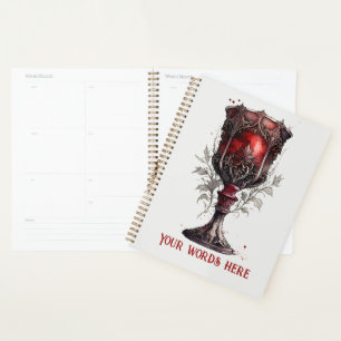 Créez votre propre chalice gothique rouge