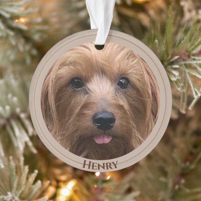 Créez votre propre chien Photo personnalisée Nom d (Arbre)