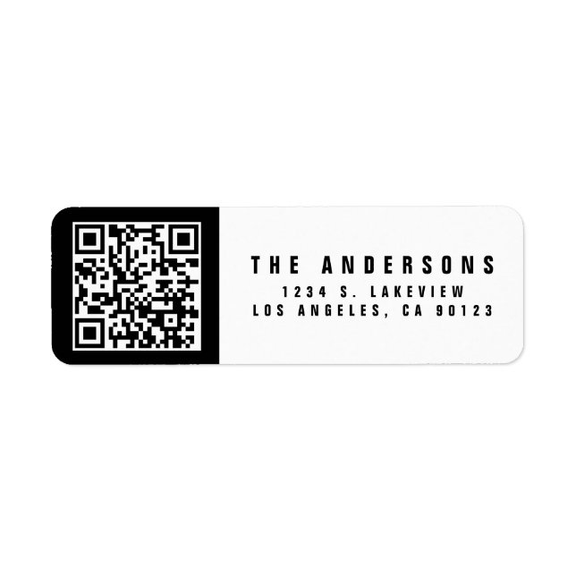 Créez votre propre code QR | Adresse de retour mod (Devant)