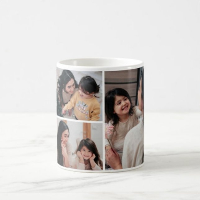 Créez votre propre collection photo Mug blanc mode (Créateur téléchargé)