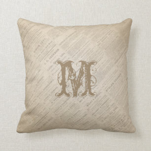 Créez votre propre coussin vintage de journal de