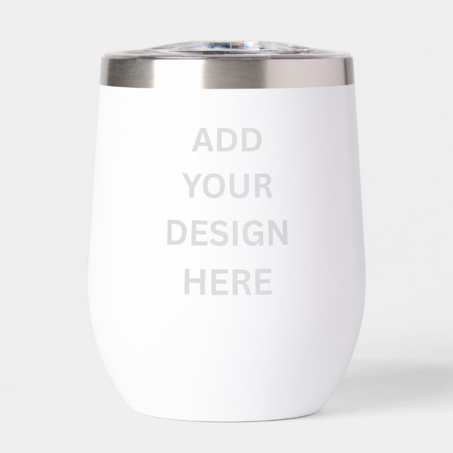 Créez votre propre design Stemless Wine Tumbler (Avant)