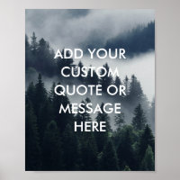 Créez votre propre devis personnalisé Poster Natur