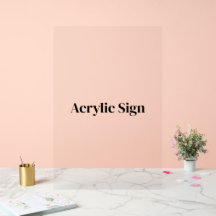 Créez votre propre enseigne acrylique personnalisé