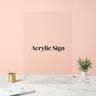 Créez votre propre enseigne acrylique personnalisé