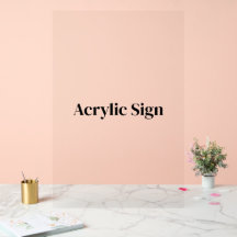 Créez votre propre enseigne acrylique personnalisé
