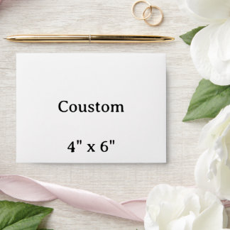 créez votre propre enveloppe simple 4" x 6"
