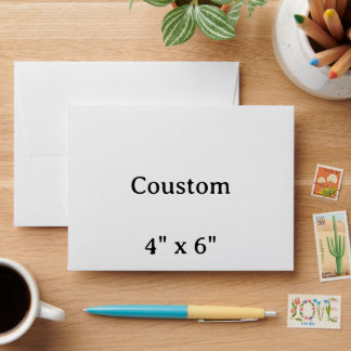 créez votre propre enveloppe simple 4" x 6"