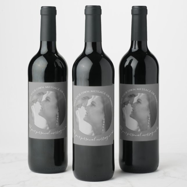 Créez votre propre Étiquette de vin photo (Bouteilles)