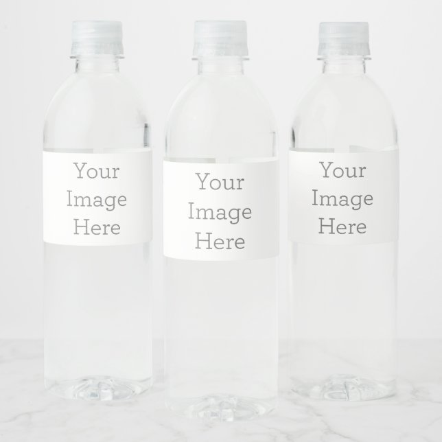 Bouteilles d'eau (21 cm x 5,4 cm) personnalisée (Bouteilles)