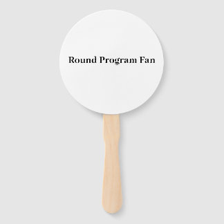 Créez votre propre éventail rond de 14,6 cm de dia