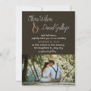 Créez votre propre faire-part de mariage luxueuse
