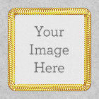 Créez votre propre fer Carré en argent 2"