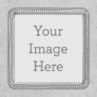 Créez votre propre fer Carré en argent 2"