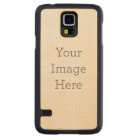 Créez votre propre Galaxy S5 Slim Maple Wood Coque